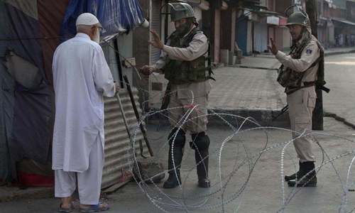 Security in Srinagar intensified following call for march to UN office