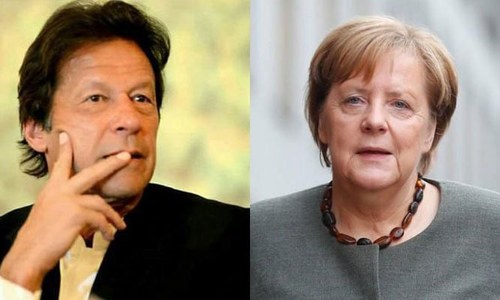 PM Imran, German Chancellor Merkel discuss occupied Kashmir situation