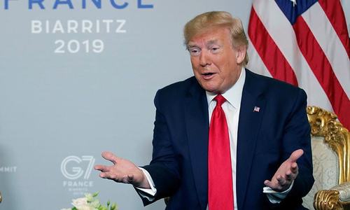 Trump says he does not want regime change in Iran Trump says he does not want regime change in Iran