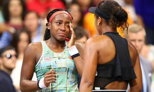 'Amazing' Osaka thrashes tearful Gauff at US Open