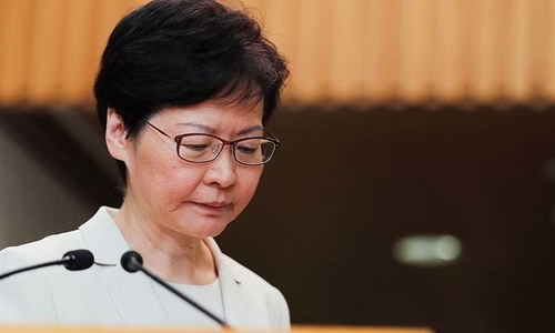 Hong Kong leader says China 'respects and supports' withdrawal of extradition bill