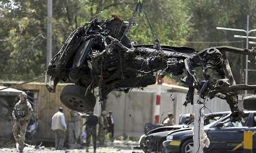 Taliban suicide bomber kills at least 10 civilians, two foreign force members in Kabul