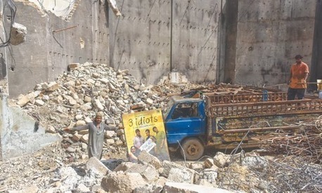 Karachi's once bustling Prince Cinema has been demolished
