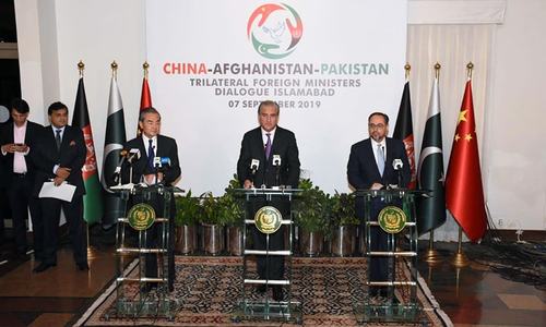 Trilateral dialogue: Pakistan, China, Afghanistan agree on 'enhancing counterterrorism cooperation'