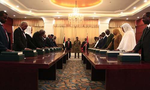 Sudan's first post-Bashir cabinet sworn in