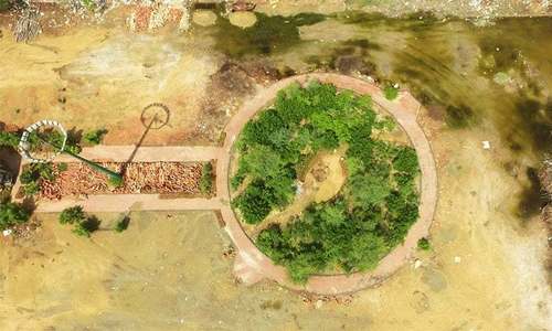 KMC takes over park in Clifton; activists say urban forest destroyed