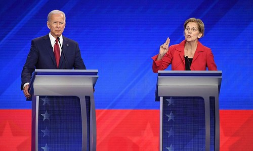 Biden fights off rivals in Democratic 2020 debate