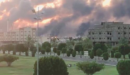 Yemeni rebel drones spark fires at two Saudi Aramco oil facilities Yemeni rebel drones spark fires at two Saudi Aramco oil facilities