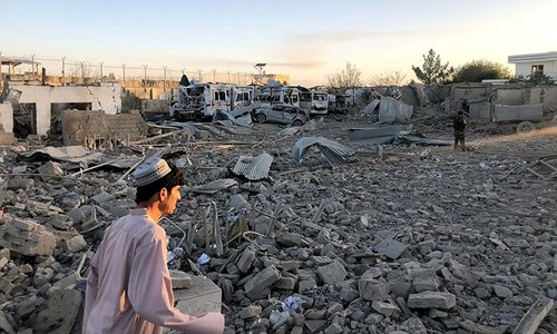 Suicide bomb in southern Afghanistan kills at least 20