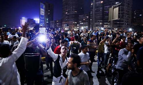 Anti-Sisi protests break out in Egypt, several arrested