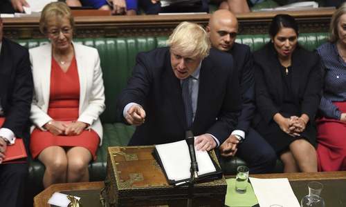 Boris Johnson faces backlash over confrontational tone in UK parliament