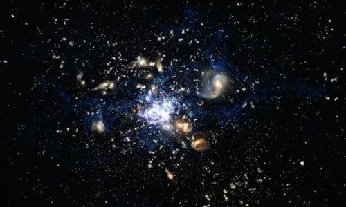 Scientists discover oldest galaxy cluster