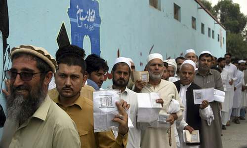In pictures: Afghan voters brave threat of violence to choose country's president