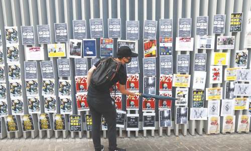 Hong Kong protesters mark five years since &lsquo;Umbrella&rsquo; street movement