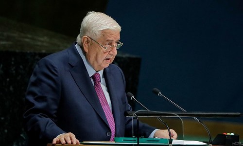 Overshadowed by larger concerns, Syria gets its moment at UN