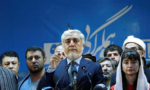 Abdullah claims victory over Ghani in Afghan vote well ahead of results