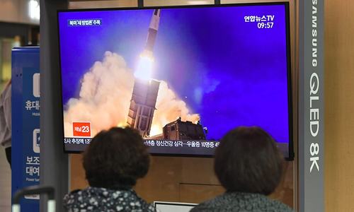 North Korea fires missile days before resuming US talks