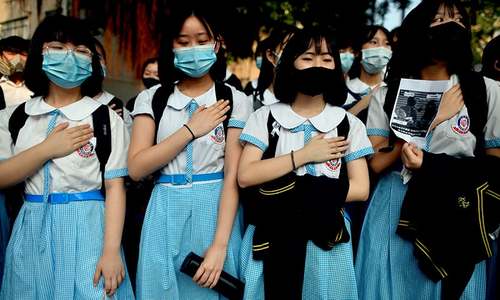 Hong Kong flash-mob rallies erupt as anger mounts over shot protester