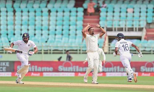 Sharma hits hundred as India make SA toil on rain-curtailed first day Sharma hits hundred as India make SA toil on rain-curtailed first day