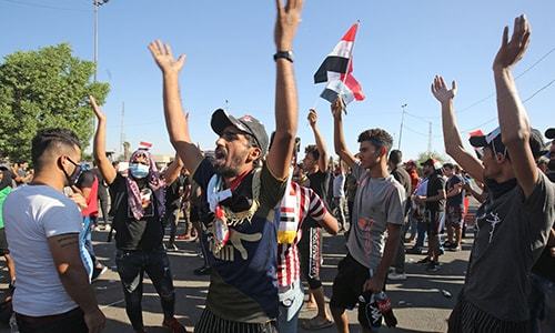 Baghdad clashes intensify as Sistani endorses protests
