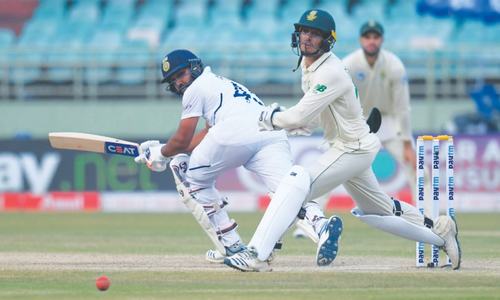 Sharma&rsquo;s second ton helps India set South Africa tall target