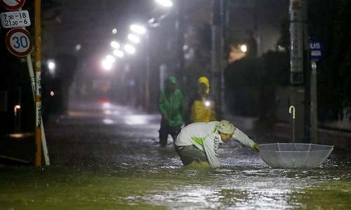 Two dead as Typhoon Hagibis batters Japan with 'unprecedented' rain