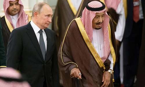 Oil, Iran top agenda as Russia's Putin visits Saudi Arabia