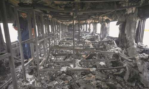 DNA tests planned to identify train fire victims