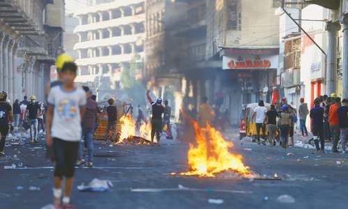 Seven killed in Iraq as security forces clear protest sites