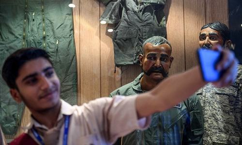 Statue of Indian pilot Abhinandan installed in Karachi's PAF Museum
