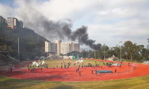 Violence brings HK to &lsquo;brink of total breakdown&rsquo;