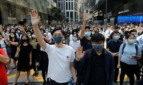 Suspend Hong Kong special status in event of China crackdown, recommends US commission