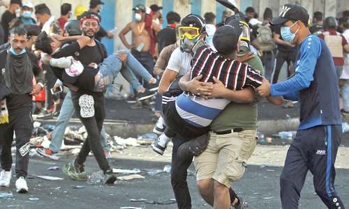 Three killed in Baghdad as protesters ignore plea for calm