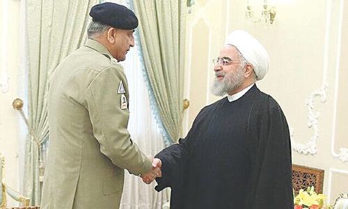 Bajwa, Rouhani agree to boost security ties