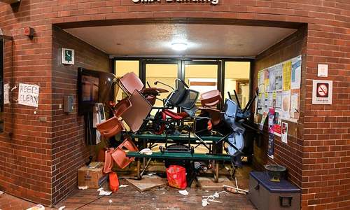 Hong Kong campus stalemate persists as US bill sets up China clash