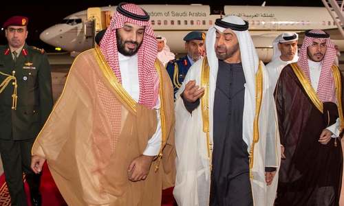 Saudi crown prince visits UAE amid push to end Yemen war