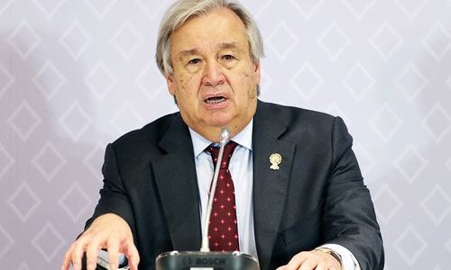 &lsquo;Point of no return&rsquo; on climate crisis near: UN chief