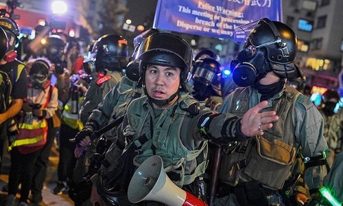 China slaps sanctions on US over Hong Kong unrest