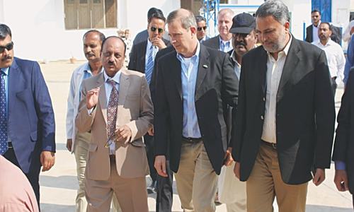 US envoy visits Thar Coal project, inaugurates health facility US envoy visits Thar Coal project, inaugurates health facility