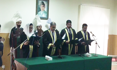 IHC's first female judge Lubna Saleem Pervaiz sworn in