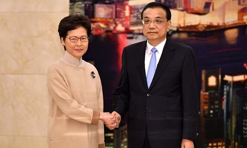 Chinese premier says Hong Kong not yet out of protest 'dilemma'