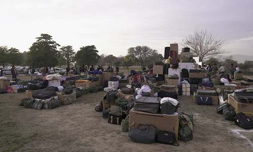 Art installation draws attention to plight of Pakistani labourers imprisoned abroad