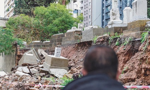 Beirut floodwaters sweep away Jewish graves