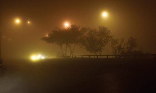 Dense fog continues to blanket twin cities