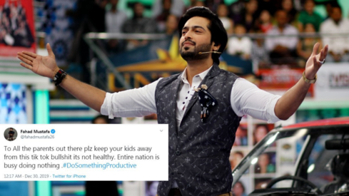 Fahad Mustafa calls out TikTok but Twitter reminds him he hosts Jeeto Pakistan