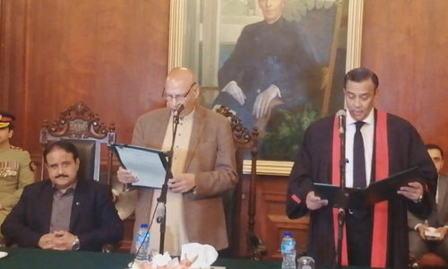 Justice Mamoon Rashid Sheikh sworn in as 49th chief justice of Lahore High Court