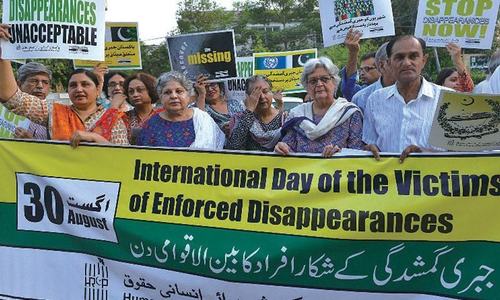 VIEW FROM THE COURTROOM: No exclusive law yet to check enforced disappearances