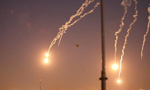 Missiles hit Green Zone and Iraq base housing US troops: security sources