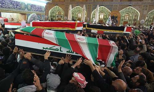 Ceremonies to honour general killed by US begin in Iran's Ahvaz Ceremonies to honour general killed by US begin in Iran's Ahvaz