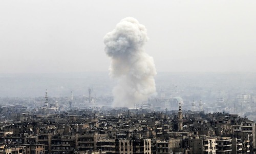 Unidentified planes target Iran-backed Iraqi militiamen in Syria, killing 8